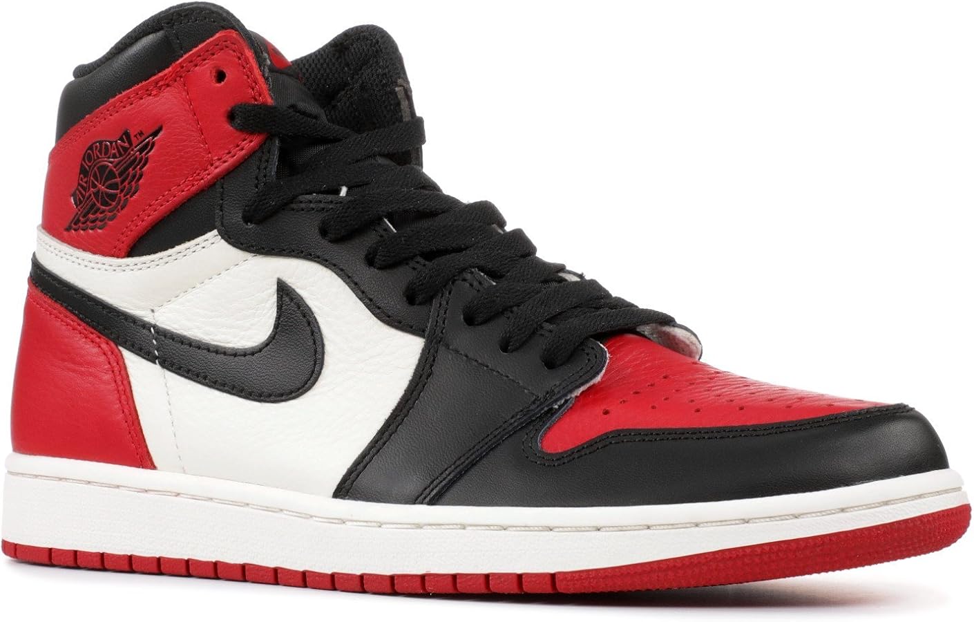 Nike AIR Jordan 1 Retro HIGH OG 'BRED Toe' - 555088-610 - Size 8